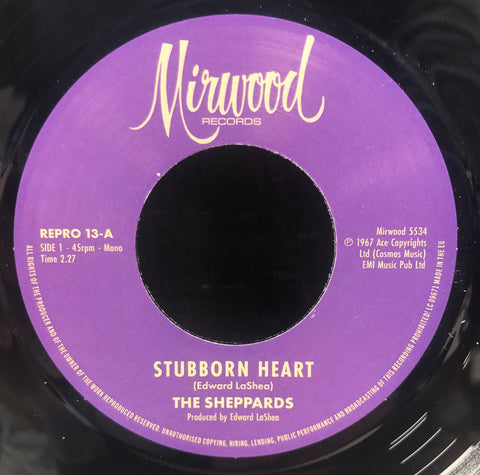 SHEPPARDS - STUBBORD HEART (REPRO 13) Mint Condition