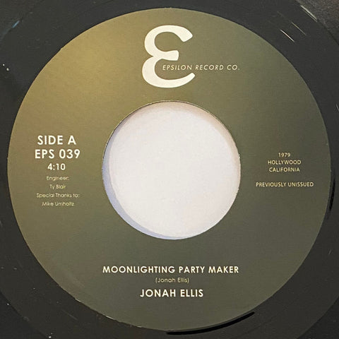 JONAH ELLIS -MOONLIGHTING PARTY MAKER / CANDY STORE (EPSILON)Mint Condition