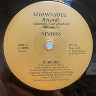 NIMBISS - PARADISE / YOU AND I (IZIPHO SOUL) Mint Condition