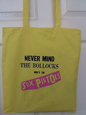 SEX PISTOLS - NEVER MIND THE BOLLOCKS COTTON TOTE BAG