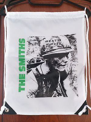 MEAT IS MURDER - THE SMITHS - DRAW STRING BACKPACK - IDEAL AS SWIMMING BAG