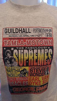 MOTOWN - NORTHERN SOUL - 100% COTTON  T-SHIRT.