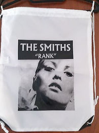 THE SMITHS - RANK  - PLASTIC CANVAS DRAW STRING BACKPACK