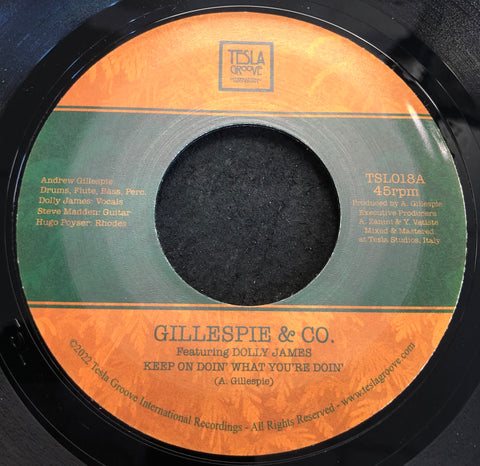 GILLESPIE & CO - KEEP ON DOIN' WHAT YOU'RE DOIN' A-SIDE FEAT DOLLY JAMES/ B SIDE - ALBERTO'S GROOVE (MINT CONDITION)