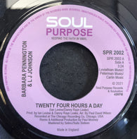 BARBARA PENNINGTON & L J JOHNSON - TWENTY FOUR HOURS A DAY (SOUL PURPOSE) Mint Condition