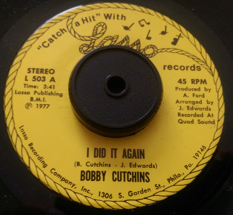 BOBBY CUTCHINS - I DID IT AGAIN (LASSO) Mint Condition