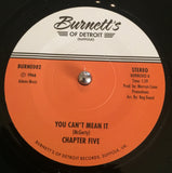 CHAPTER FIVE - YOU CAN'T MEAN IT (BURNETT'S OF DETROIT) Mint Copy.