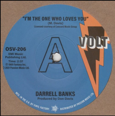 DARRELL BANKS - I'M THE ONE WHO LOVES YOU (OUTTA SIGHT DEMO) Mint Condition