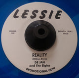 DE-JAN AND THE ELGINS - REALITY (LESSIE Blue Vinyl Promo) Mint Condition