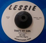 DE-JAN AND THE ELGINS - REALITY (LESSIE Blue Vinyl Promo) Mint Condition