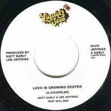 EARLY & JEFFRIES Feat WILL BEE - LOVE IS GROWING DEEPER (LIQUID SOUL) Mint Condition