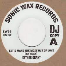 ESTHER GRANT b/w THE ULTIMATES (SONIC WAX) Mint Condition