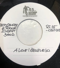 BETTY SEMPER & DONNIE ELBERT BAND - A-SIDE A LOVE I BELIEVE IN, B-SIDE INSTRUMENTAL (MINT CONDITION)