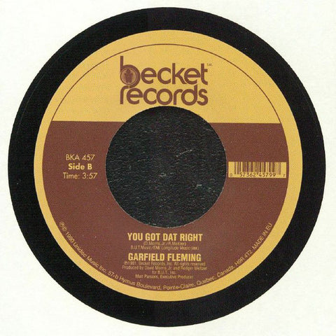GARFIELD FLEMING - DON'T SEND ME AWAY (BECKET RE) Mint Condition