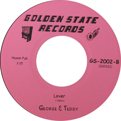 GEORGE & TEDDY - LOVER (GOLDEN STATE) Mint Condition