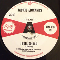 JACKIE EDWARDS - I FEEL SO BAD (OUTTA SIGHT) Mint Condition