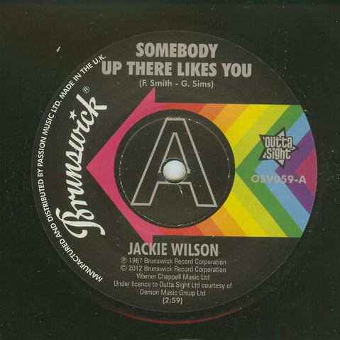 JACKIE WILSON - SOMEBODY UP THERE LIKES YOU (OUTTA SIGHT DEMO) Mint Condition