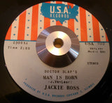 JACKIE ROSS - MAN IS BORN (USA) Ex Condition