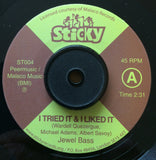 JEWEL BASS b/w RICHARD STOUTE (STICKY) Mint Condition