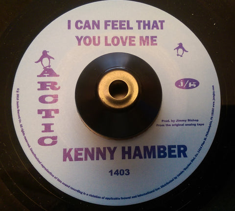 KENNY HAMBER - I CAN FEEL THAT YOU LOVE ME (ARCTIC) MInt Condition