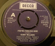 KENNY WILLIAMS - YOU'RE FABULOUS BABE (DECCA) Ex Condition