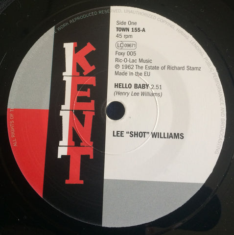 LEE SHOT WILLIAMS - HELLO BABY (KENT TOWN) Mint Condition