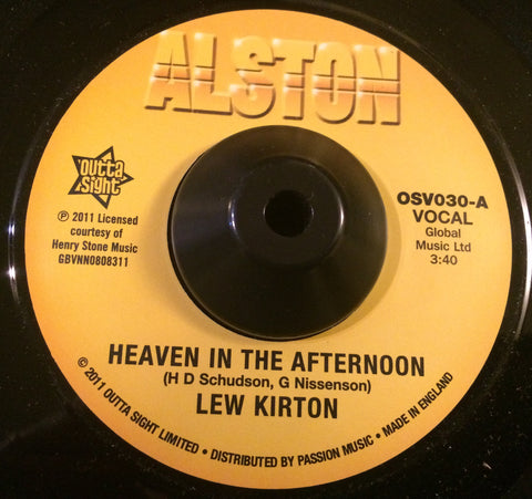 LEW KIRTON - HEAVEN IN THE AFTERNOON (OUTTA SIGHT) Mint Condition