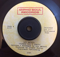 LOU WATSON - PLEASE DON'T LEAVE (IZIPHO) Mint Condition