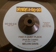 MELVIN DAVIS - FIND A QUIET PLACE (DETROIT A-GO-GO) Mint Condition