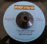 MELVIN DAVIS - FIND A QUIET PLACE (DETROIT A-GO-GO) Mint Condition