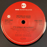 MICHELLE DAVID & THE TRUE-TONES - IT'S GONNA BE ALRIGHT (ONE WORLD) Mint Condition