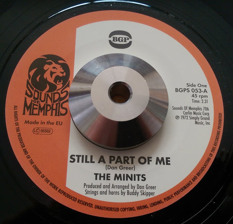 MINITS - STILL A PART OF ME (BGP) Mint Condition