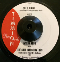 MYRON & E - COLD GAME (TIMMION DEMO) Mint Condition