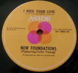 NEW FOUNDATIONS - SOMETHING ABOUT MY BABY (ASTOR) Ex Condition.