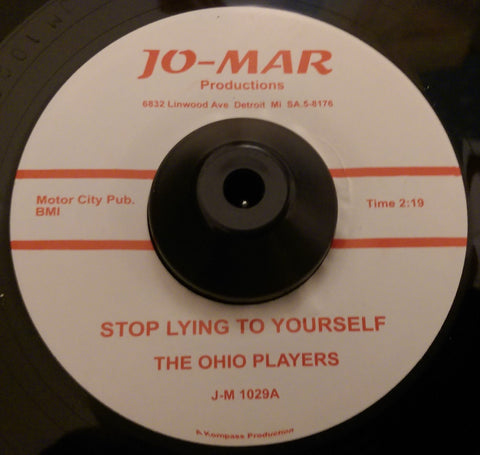 OHIO PLAYERS - STOP LYING TO YOURSELF (JO-MAR) Mint Condition