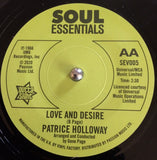 PATRICE HOLLOWAY - STOLEN HOURS (SOUL ESSENTIALS DEMO) Mint Condition