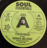 PATRICE HOLLOWAY - STOLEN HOURS (SOUL ESSENTIALS DEMO) Mint Condition