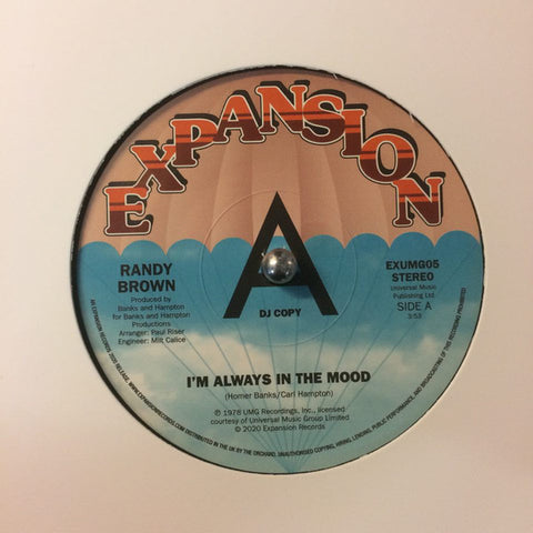 RANDY BROWN - I'M ALWAYS IN THE MOOD (EXPANSION) Mint Condition