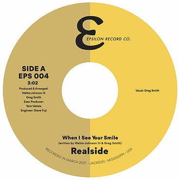 REALSIDE - WHEN I SEE YOUR SMILE (EPSILON) Mint Condition