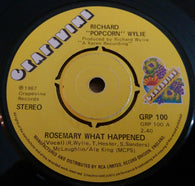 RICHARD 'POPCORN' WYLIE - ROSEMARY WHAT HAPPENED (GRAPEVINE) Vg+ Condition