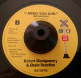 ROBERT MONGOMERY - I NEED YOU GIRL (SOUL JUNCTION) Mint Condition