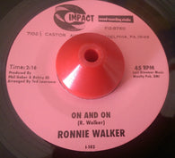 RONNIE WALKER - ON AND ON (IMPACT) Mint Condition
