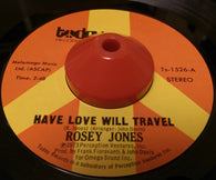 ROSEY JONES - HAVE LOVE WILL TRAVEL (TODAY) Ex Condition