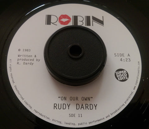 RUDY DARDY - ON OUR OWN (SUPER DISCO EDITS) Mint Condition