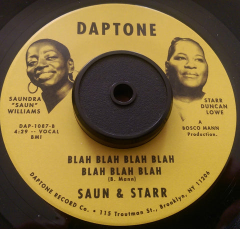 SAUN AND STARR - BLAH BLAH BLAH BLAH BLAH (DAPTONE) Mint Condition
