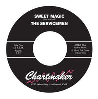 SERVICEMEN - SWEET MAGIC b/w CONNIE (REPRO) Mint Condition