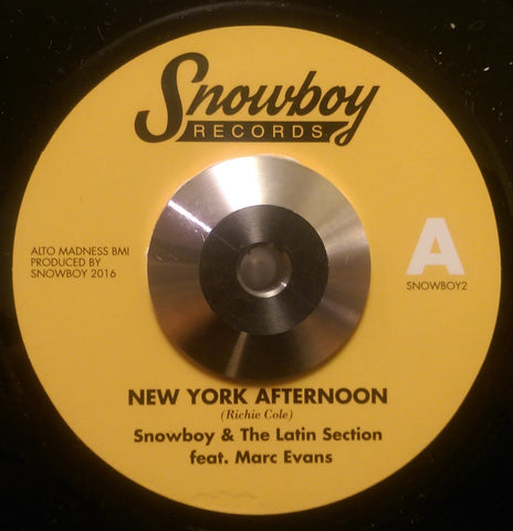 SNOWBOY AND THE LATIN SECTION Ft. MARC EVANS -NEW YORK AFTERNOON (SNOWBOY) Mint Condition