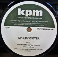 SPEEDOMETER - AFRICAN BUSHFIRE (KPM RECORDS) Mint Condition