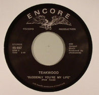 TEAKWOOD - SUDDENLY YOU'RE MY LIFE (ENCORE) Mint Condition