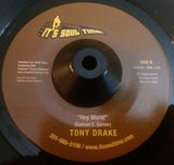 TONY DRAKE - LIVING IN THE FOOTSTEPS OF ANOTHER MAN (IT'S SOUL TIME) Mint Condition